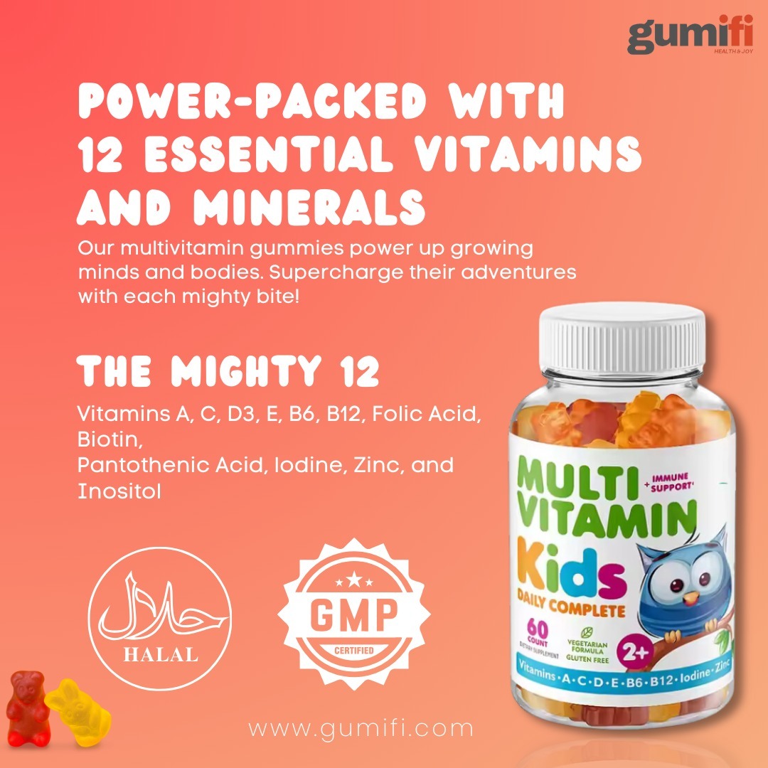 Gumifi Halal Kids Multivitamins | 60 Gummies