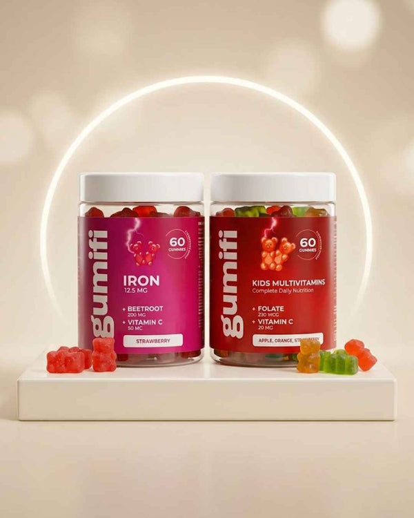 Kids Multivitamin & Iron Gummies Bundle - Immunity, Growth, Energy & High Absorption